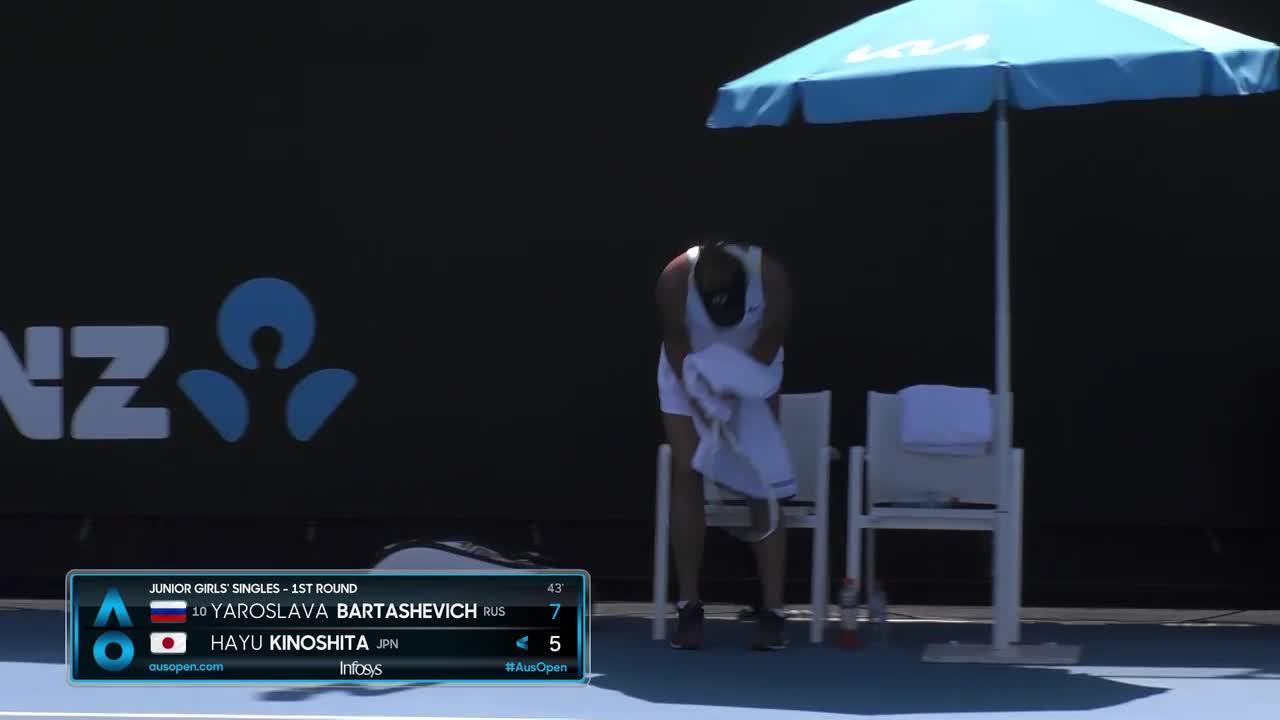 Yaroslava Bartashevich v Hayu Kinoshita Match Highlights (1R