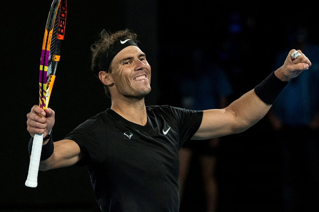 Rafael Nadal wins the Melbourne Summer Set title of Maxime Cressy