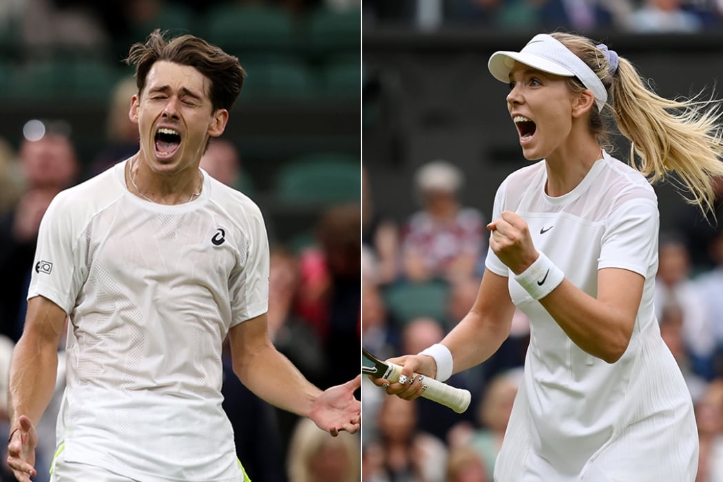 Alex de Minaur and Katie Boulter both reached the third round at Wimbledon