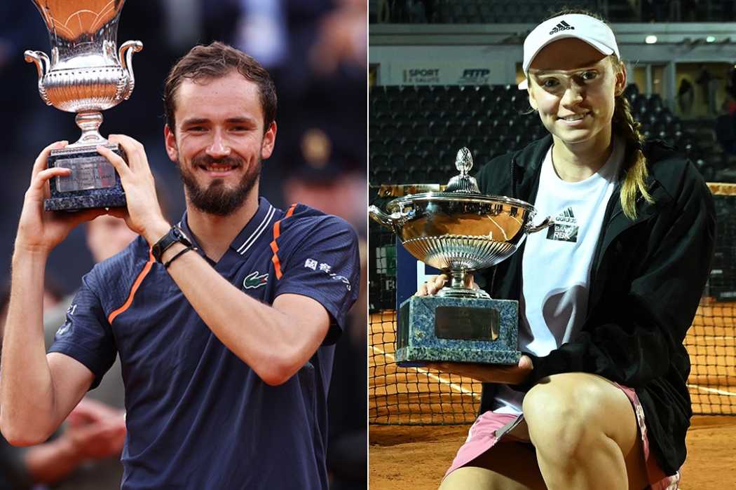 Wimbledon champion Rybakina wins Italian Open; Rune-Medvedev in men's final