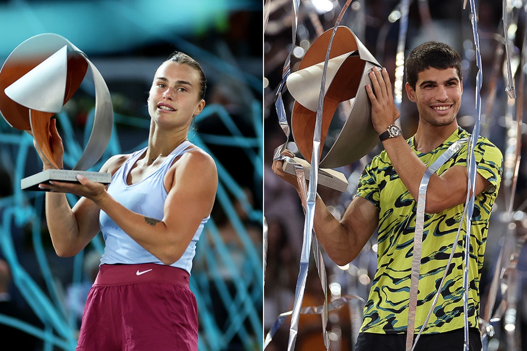 Aryna Sabalenka and Carlos Alcaraz triumphed at the Madrid Open