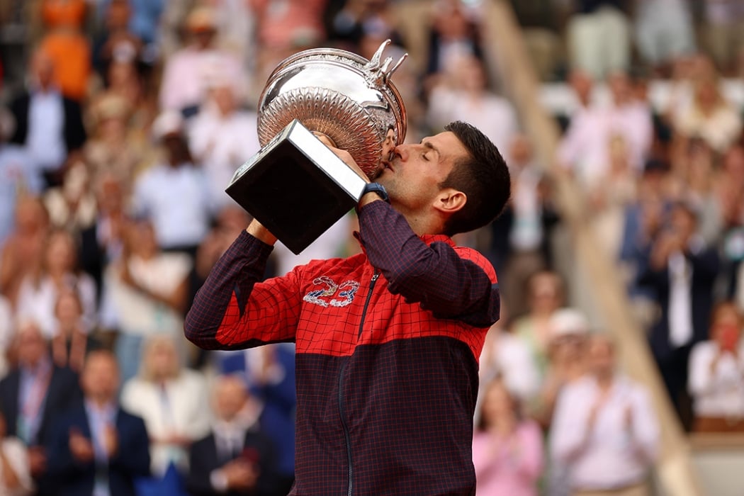 Novak Djokovic wins a record 23rd Grand Slam singles title at Roland Garros