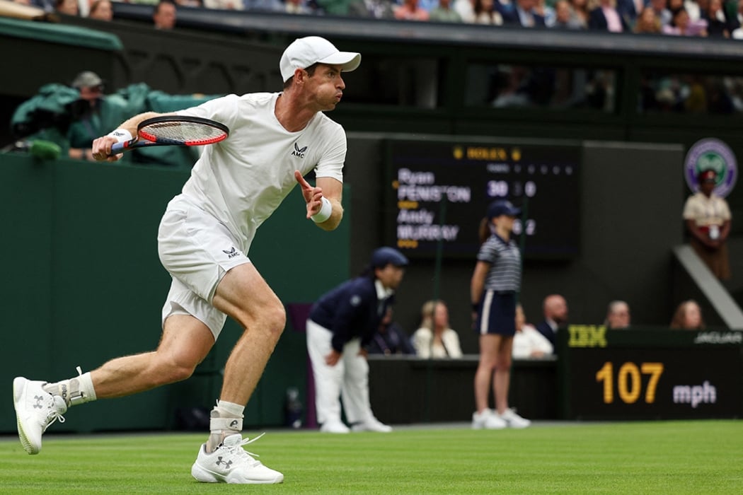 Andy Murray moved into the second round at Wimbledon 2023
