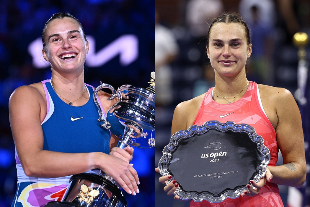 Aryna Sabalenka won the Australian Open and reached the US Open final in 2023