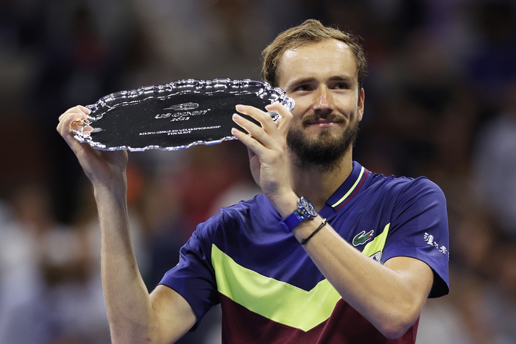 Daniil Medvedev finished runner-up to Novak Djokovic in the 2023 US Open final