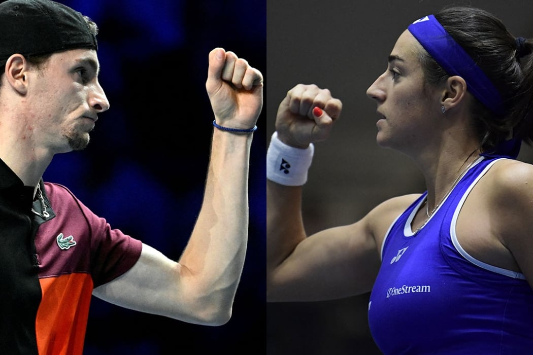 Ugo Humbert and Caroline Garcia are France's top two singles players
