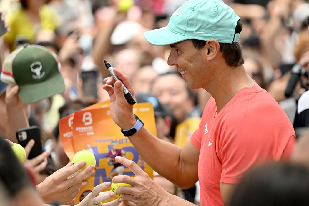 Rafael Nadal with return to tennis at the 2024 Brisbane International