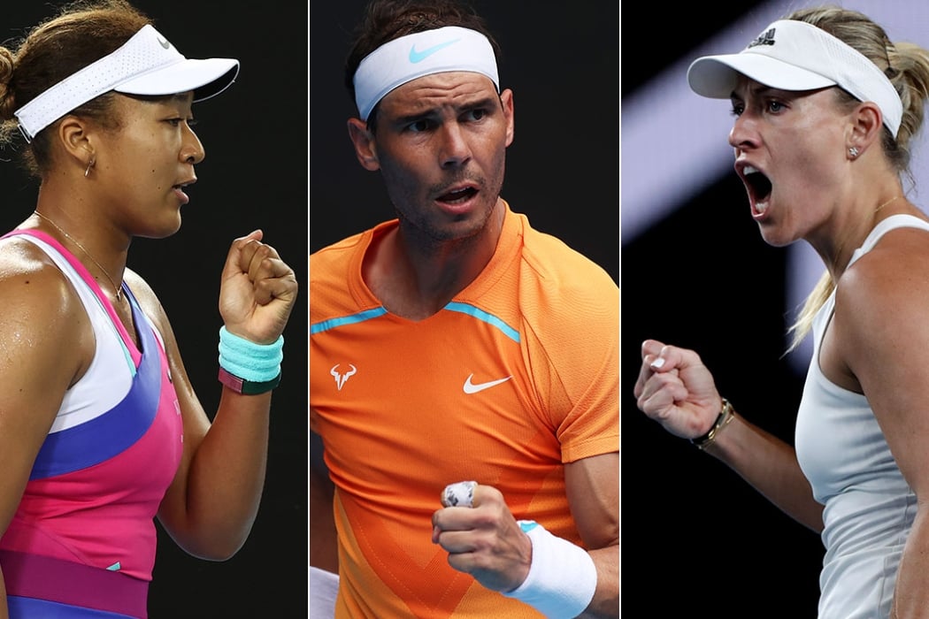 Rafael Nadal, Naomi Osaka and Angelique Kerber are returning at Australian Open 2024