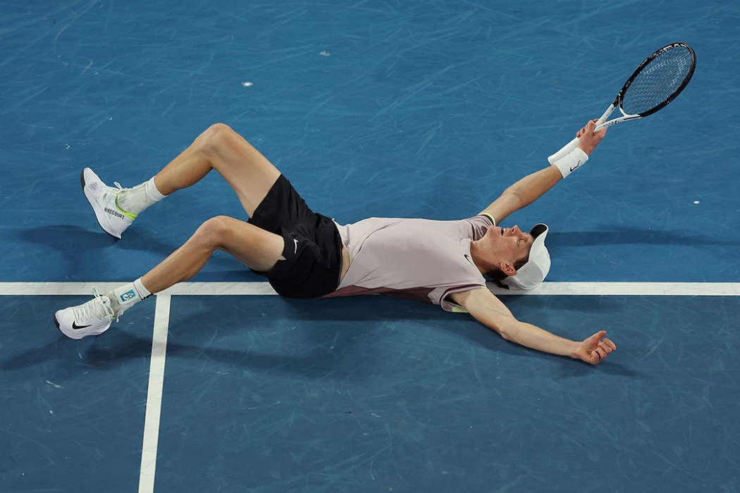 The moment Jannik Sinner won Australian Open 2024