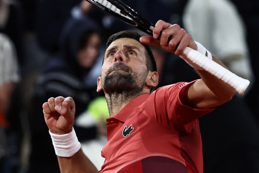 Novak Djokovic beats Pierre-Hugues Herbert to reach the second round at Roland Garros