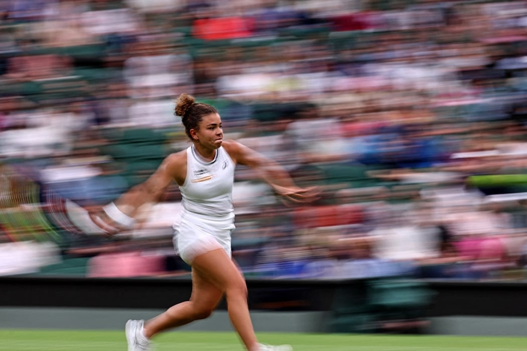 Jasmine Paolini is into her first Wimbledon semifinal