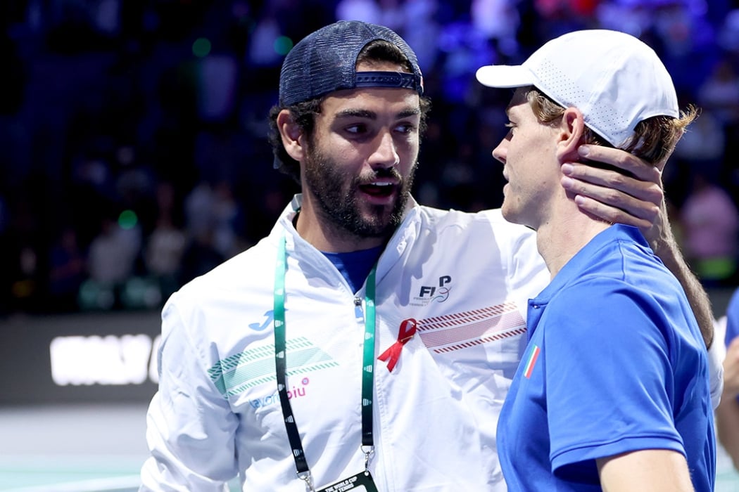 Jannik Sinner and Matteo Berrettini will meet at Wimbledon
