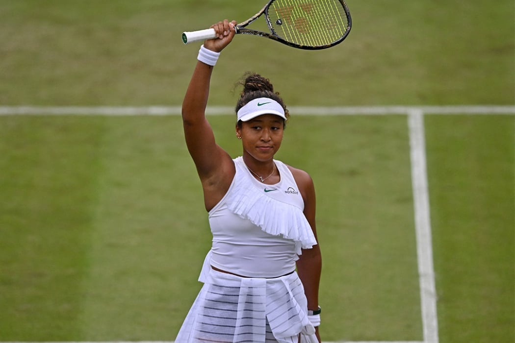 Naomi Osaka wins her first-round match at Wimbledon 2024