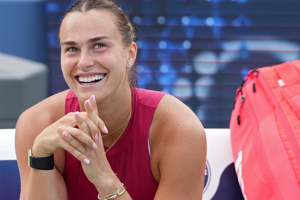 Aryna Sabalenka was the champion in Cincinnati ahead of the US Open