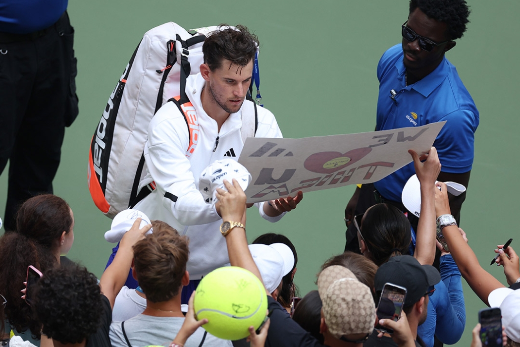 Dominic Thiem played his last Grand Slam match at the US Open in 2024