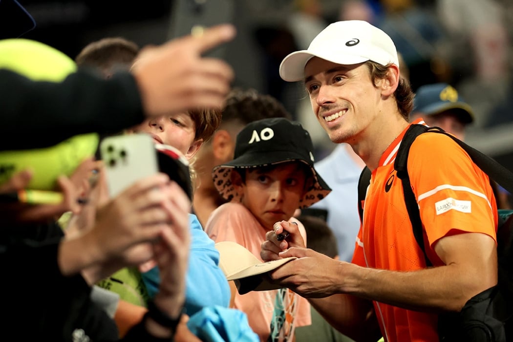 Catch Alex de Minaur in action at Australian Open 2025