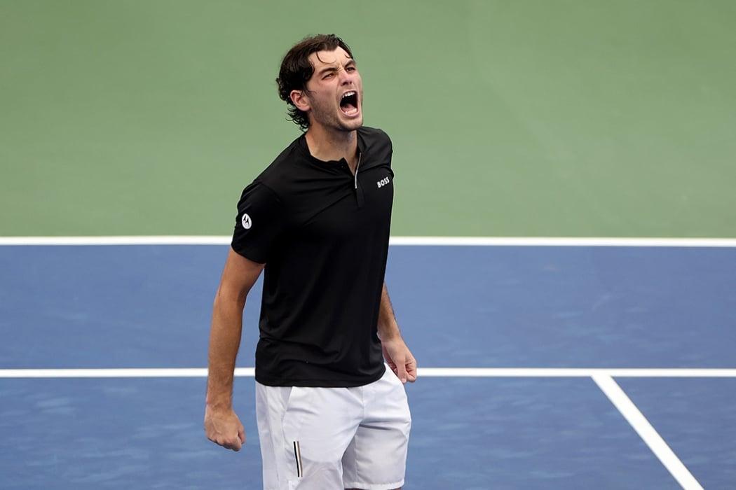 Taylor Fritz has reached the US Open quarterfinals for the second straight year