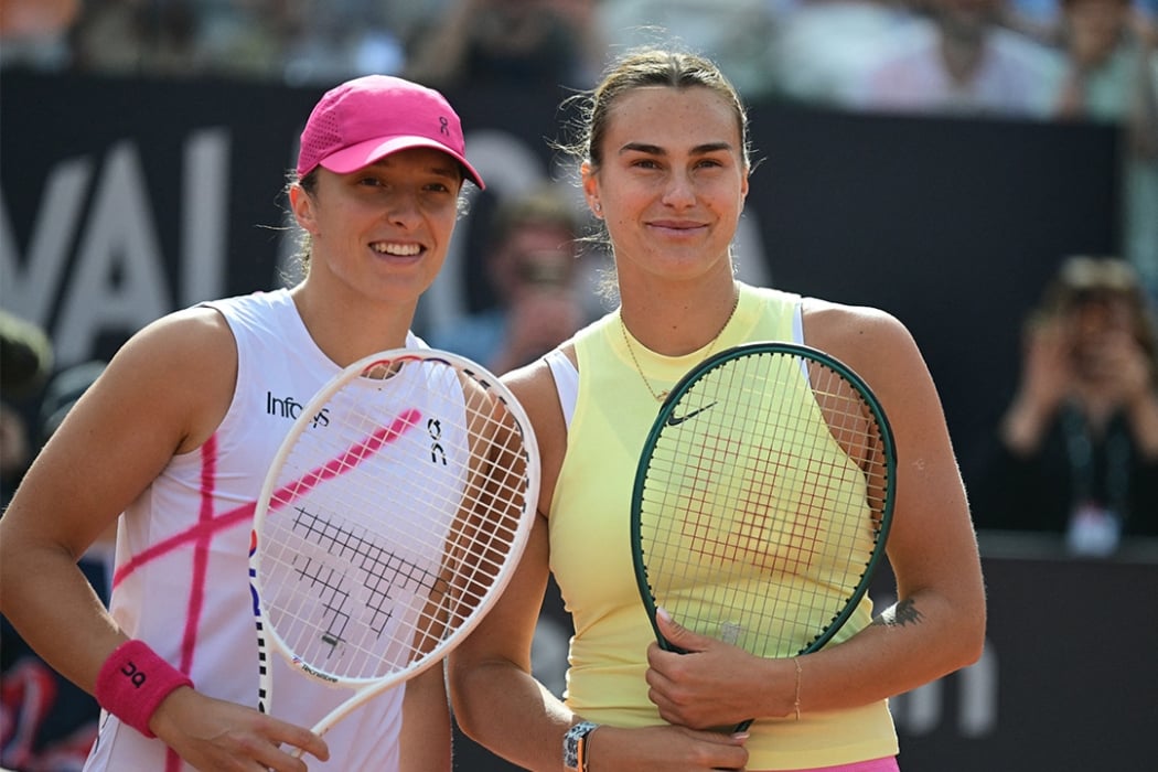 Iga Swiatek and Aryna Sabalenka