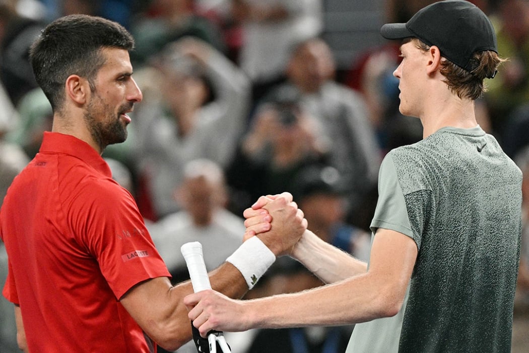 Novak Djokovic and Jannik Sinner have met eight times, with the series locked at 4-4