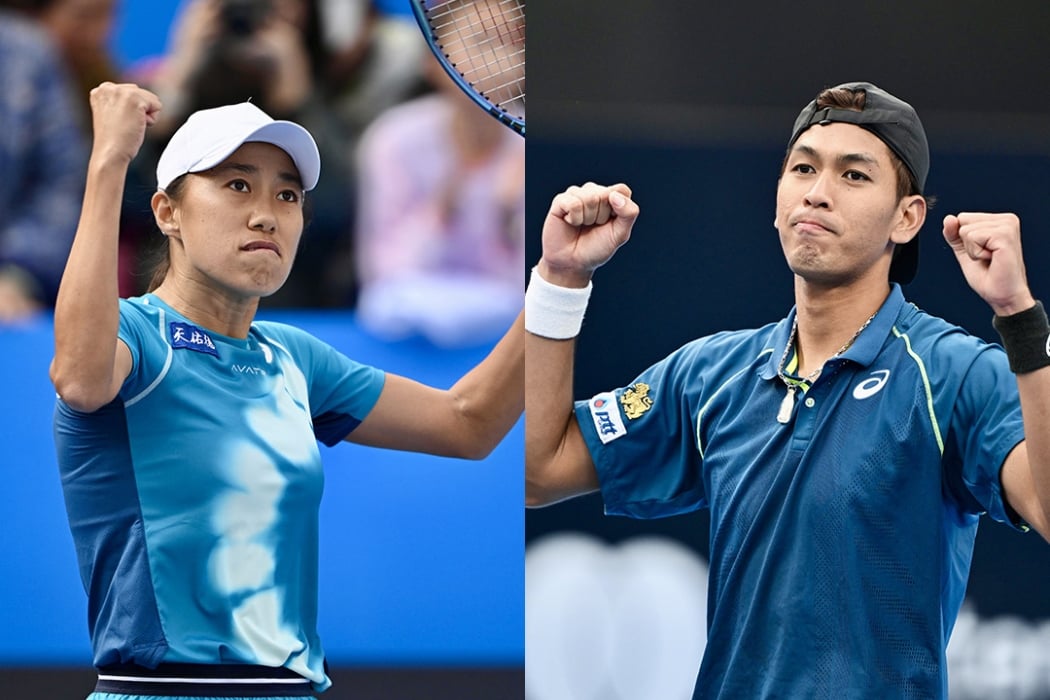 AO Asia-Pacific wildcard winners Zhang Shuai and Kasidit Samrej