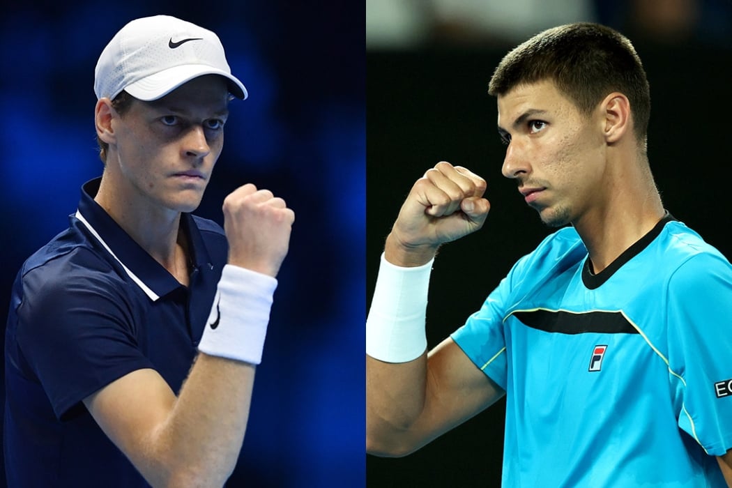 Jannik Sinner and Alexei Popyrin will clash in the first of five singles charity matches as part of AO Opening Week presented by Herald Sun