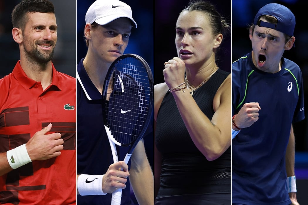 Novak Djokovic, Jannik Sinner, Aryna Sabalenka and Alex de Minaur are on the Australian Open 2025 entry lists