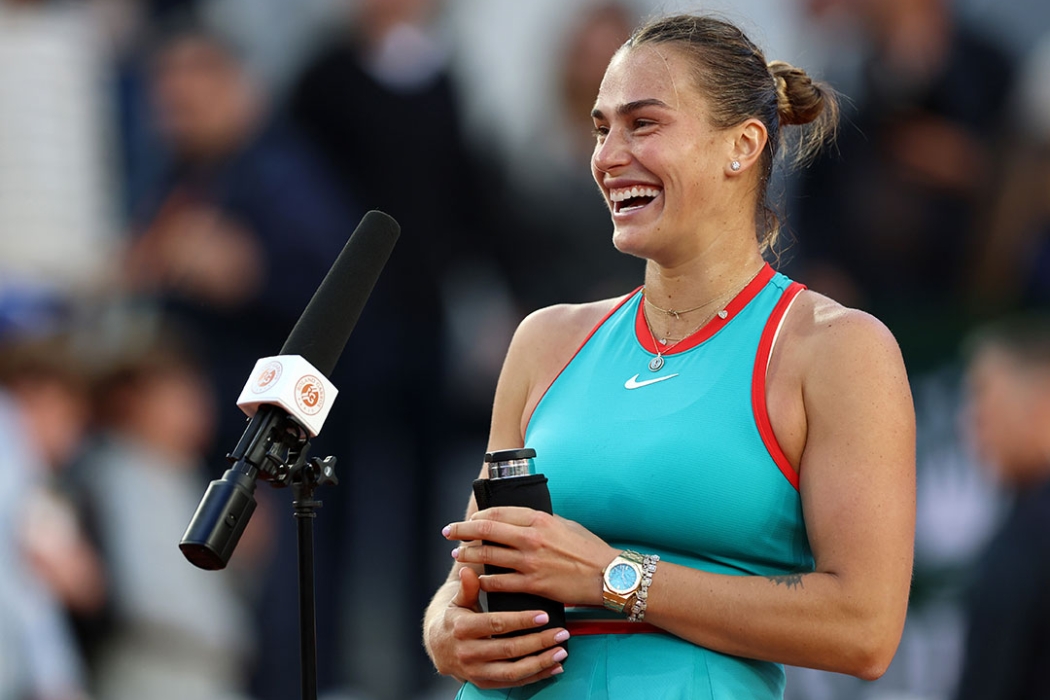World No.1 Aryna Sabalenka