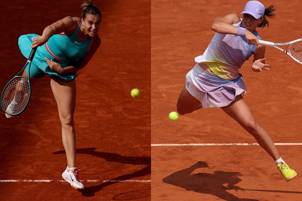 Aryna Sabalenka v Iga Swiatek in the Roland Garros semifinals