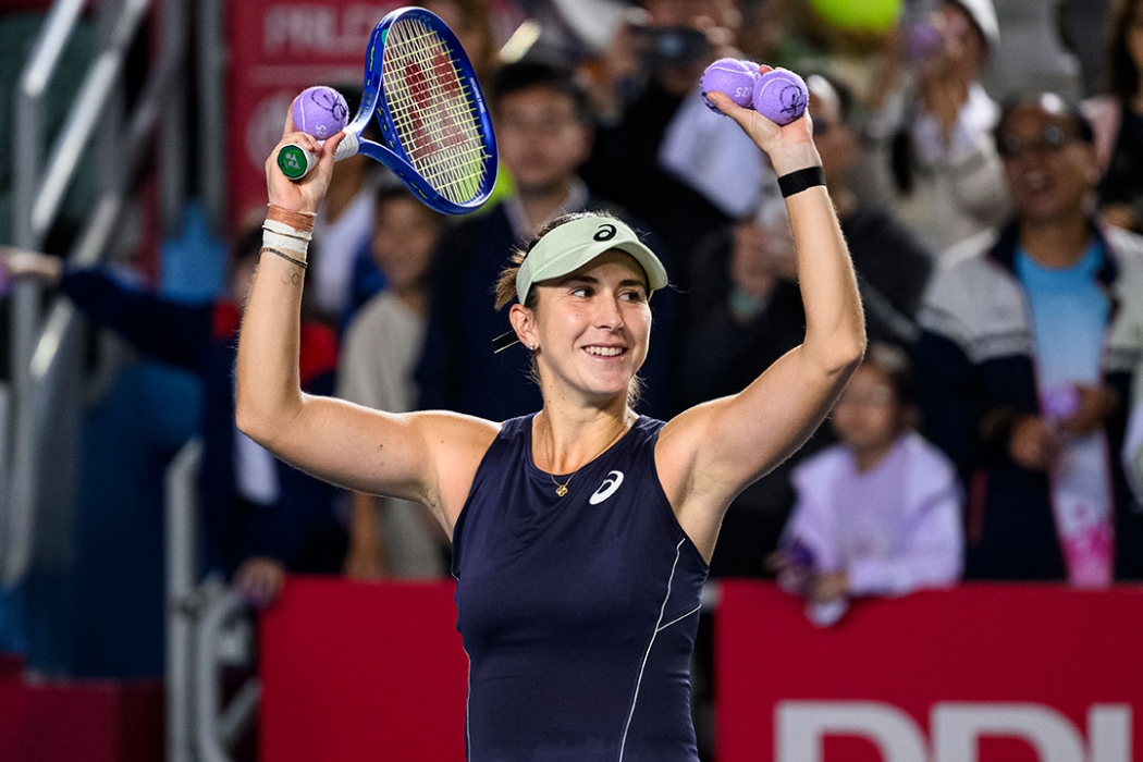 Belinda Bencic is up to world No.11 in the WTA rankings