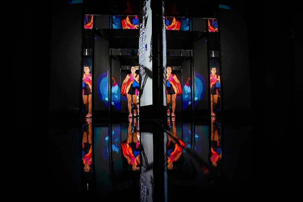 Aryna Sabalenka in the Rod Laver Arena Walk of Champions