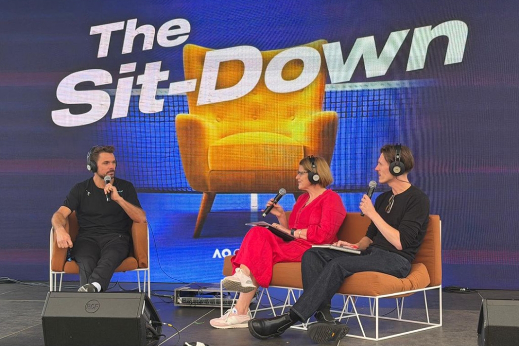 Stan Wawrinka took part in a live episode of The Sit-Down podcast
