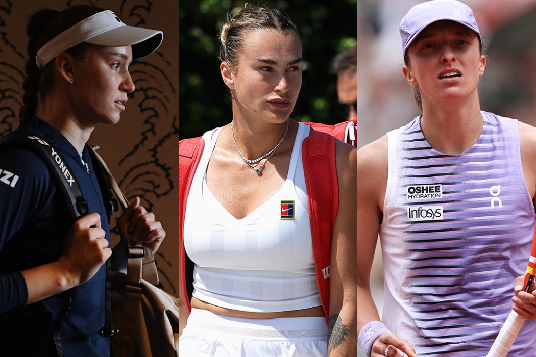 The world's top three women - Sabalenka, Rybakina, Swiatek