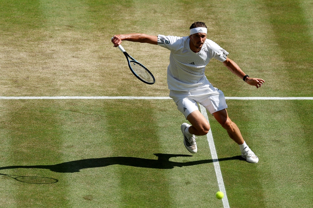 Alexander Zverev at Wimbledon