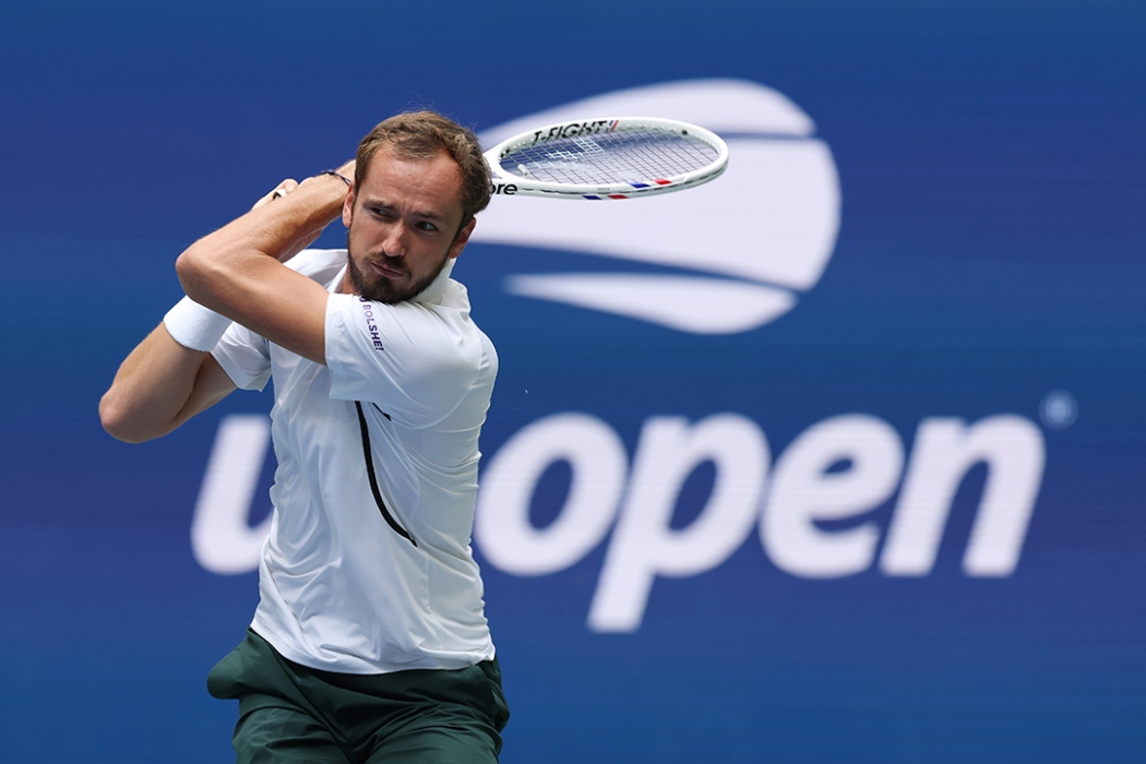 Daniil Medvedev at US Open 2026 first round.