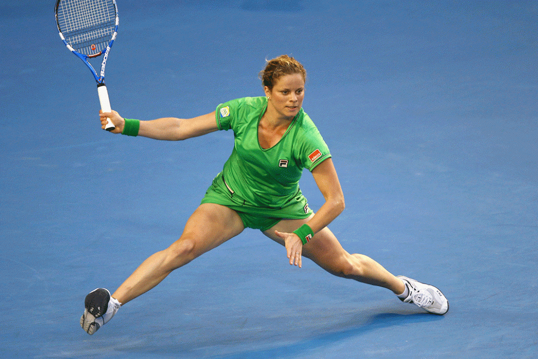 Kim Clijsters won AO 2011 with crystals pinned to the lining of her skirt
