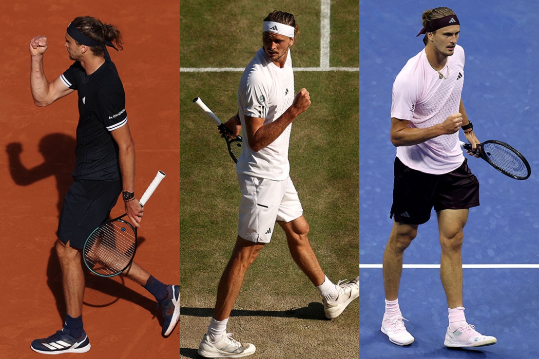 Alexander Zverev has reached consecutive major finals at Roland Garros, Wimbledon and the US Open