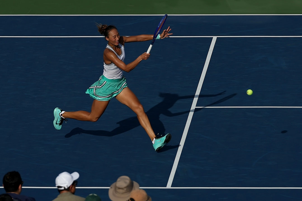 Zheng Qinwen is through to the third round of the US Open