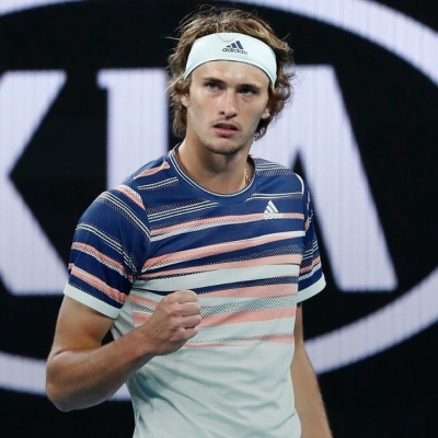 02:03 watch the match highlights from andrey rublev vs alexander zverev in r4 of australian open 2020. Andrey Rublev vs Alexander Zverev - MS404 | Australian Open