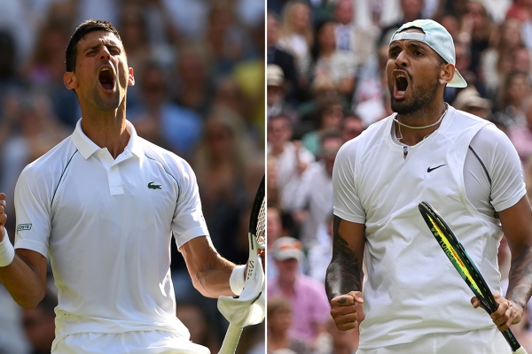 Novak Djokovic and Nick Kyrgios will meet in the 2022 Wimbledon final