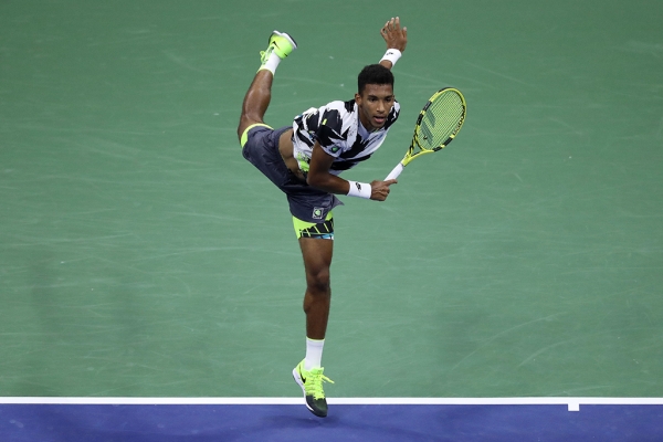 Felix Auger-Aliassime at the 2020 US Open