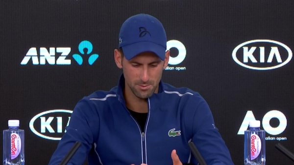 Novak Djokovic's press conference (4R)