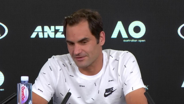 Roger Federer press conference (QF)