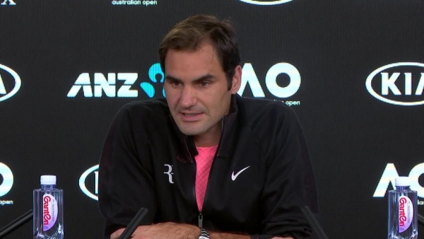 Roger Federer press conference (SF)