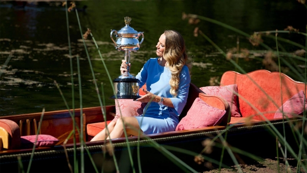 Wozniacki's trophy tour