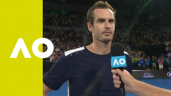 Andy Murray on-court interview