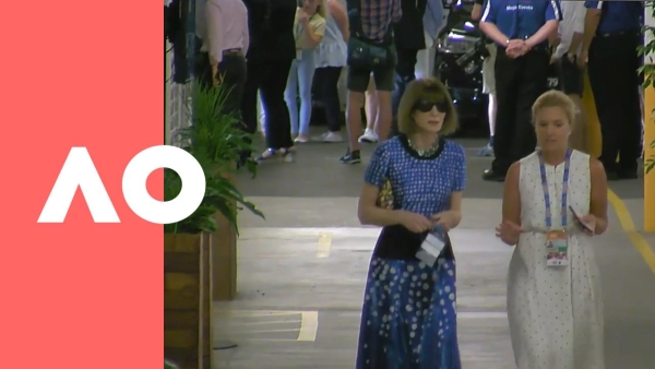 US Vogue editor-in-chief Anna Wintour arriving at the AO 2019