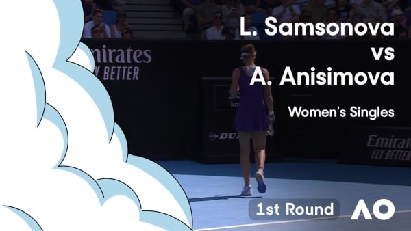 Liudmila Samsonova v Amanda Anisimova Highlights | Australian Open 2024 First Round
