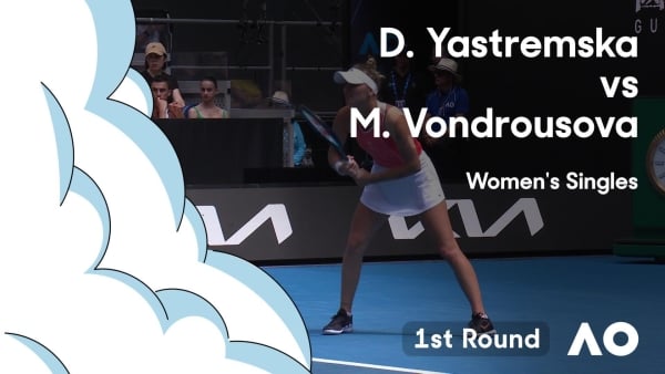 Dayana Yastremska v Marketa Vondrousova Highlights | Australian Open 2024 First Round