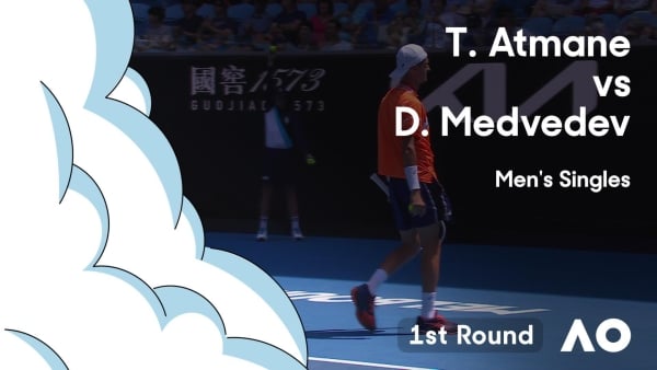 Terence Atmane v Daniil Medvedev Highlights | Australian Open 2024 First Round
