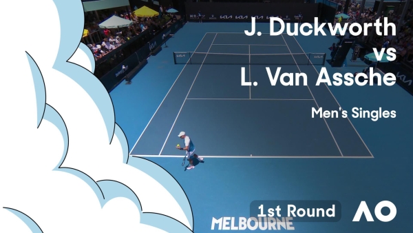 James Duckworth v Luca Van Assche Highlights | Australian Open 2024 First Round